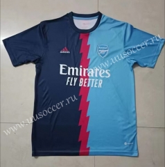 2022-23 Arsenal Blue Thailand Soccer Jersey AAA