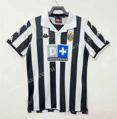 Retro Version99-00 Juventus Home Black&White Thailand Soccer Jersey AAA-811
