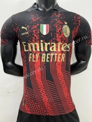 Player Version 23-24 AC Milan  Red&Black Thailand Soccer Jersey AAA