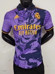 Player verison 2023-24  Real Madrid  Purple Thailand Soccer Jersey AAA-888