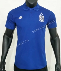 2022-23 Argentina Dark Blue Thailand Polo Shirts -SJ
