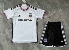 2023-24 CD Colo-Colo  Home White Soccer Uniform-GB