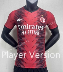 Player Version 23-24 AC Milan Home Red&Blue Thailand Soccer Jersey AAA-888