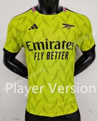 Player version 23-24 Arsenal Away Yellow Thailand Soccer Jersey AAA