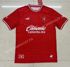 (s-3xl)100th Edition Deportivo Guadalajara  Red  Thailand Soccer Jersey AAA-912