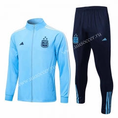 （3 stars）22-23 Argentina Light Blue  Thailand Soccer Jacket Uniform-815