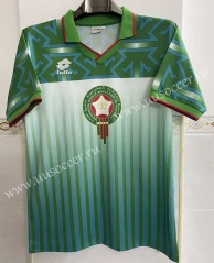 1994-95 Retro Version  Morocco Home Green Thailand Soccer Jersey AAA-6895