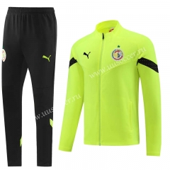 2022-23  Senegal  Fluorescent Green Soccer Jacket Uniform-LH