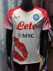 23-24 Napoli White&Red Thailand  Soccer Jersey AAA