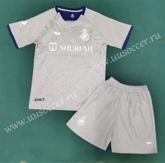 2023-24 Al Nassr White Gray Soccer Uniform-709