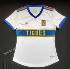 2023-24 Tigres UANL 2nd Away White Female Thailand Soccer Jersey AAA-912