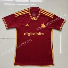 2023-24 AS RomaRed Thailand Soccer Jersey AAA