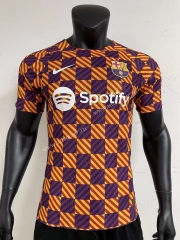 Player Version 2023-24 special edition  Barcelona Yellow Thailand Soccer Jersey AAA