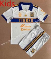 2022-23 Tigres UANL 2nd Away White  kids Soccer Uniform-AY
