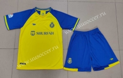 2022-23 Al Nassr Home Yellow Soccer Uniform-718