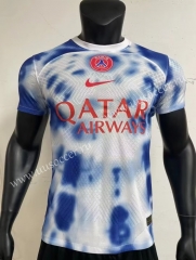 Player version 2023-24 Paris SG  Blue&White  Thailand Soccer jersey AAA