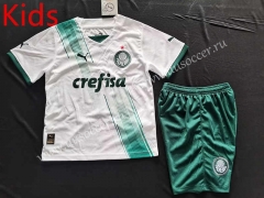 2023-24 SE Palmeiras Away White Kid/Youth Soccer Uniform-507