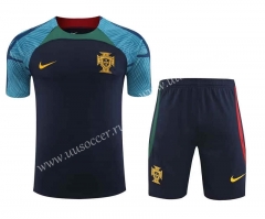 2022-23 Portugal  Red&Green Thailand Soccer Uniform-418