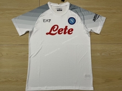 2023-24 Napoli White Thailand  Soccer Jersey