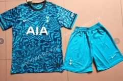 2022-23 Tottenham Hotspur 2nd Away Blue Soccer Uniform-718