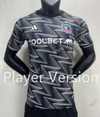 Player version 2023-24 Champion  Colo-Colo 3rd Away Black Thailand Soccer Jersey-888