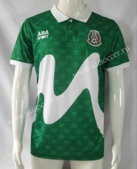 Retro Version 1995 Mexico Home Green Thailand Soccer Jersey AAA-503