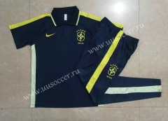2022-23  Brazil Royal Blue Polo Uniform-815