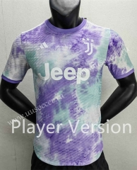Player Version 2023-24  Juventus Home Purple Thailand Soccer Jersey AAA-9380