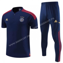 2023-24 Ajax Royal Blue Thailand Polo Uniform-4627