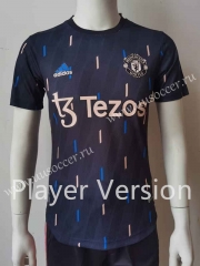 Player version 2023-24 Manchester United Black Thailand Soccer jersey AAA-807