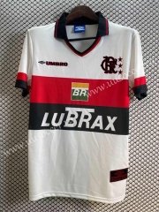 1998-99  Retro Version CR Flamengo Away White Thailand Soccer Jersey AAA-2669