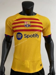 Player Version 2023-24 special edition  Barcelona Yellow Thailand Soccer Jersey AAA