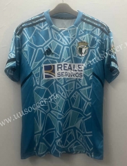 2023-24 Burgos goalkeeper Blue Thailand Soccer Jersey AAA-709