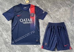 2023-24 Paris SG Home Royal Blue Soccer Uniform-GB