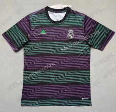 2023-24 Real Madrid Green&Purple  Thailand Soccer Training Jersey AAA-4952