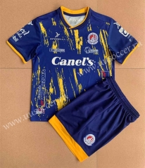 2022-23 Atlético San Luis Away Royal Blue Soccer Uniform-AY