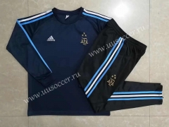3stars 22-23 Argentina  Royal Blue  Thailand Soccer tracksuit Uniform-815