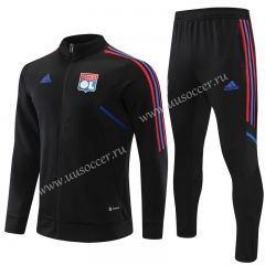 2022-23 Olympique Lyonnais  Green Soccer Jacket Uniform-815