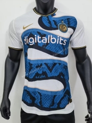 Player Version 2023-24 Inter Milan Home Blue&Black Thailand Soccer Jersey AAA