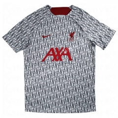 2023-24 Liverpool Gray  Thailand Soccer Training Jersey AAA-417