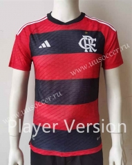 Player Version 2023-24  Flamengo Home Red&Black Thailand Soccer Jersey AAA-807