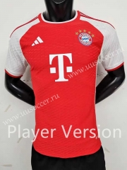 Player  Version 2023-24 Bayern München Home Red Thailand Soccer Jersey AAA