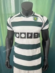 2023-24   Ronaldo Sporting Clube de Portugal Home Green& White Thailand Soccer Jersey AAA-305