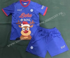2023-24  Napoli Blue Soccer Uniform-709