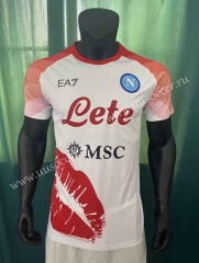 23-24 special edition Napoli White&Red Thailand  Soccer Jersey AAA-305