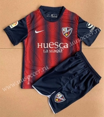 2022-23 Huesca Home Red&Black Soccer Uniform-AY