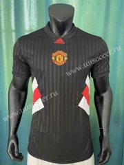 Retro Edition Manchester United Black Thailand Soccer jersey AAA-305