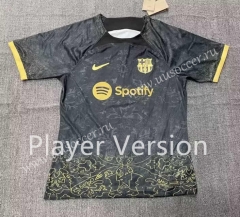 Player Version 2023-24  Barcelona Black Thailand Soccer Jersey AAA-1506