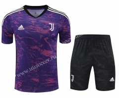 2023-24 Juventus FC Purple Thailand Soccer  Uniform-418