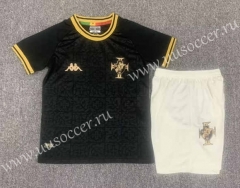 2023-24 CR Vasco da Gama  Black Kids/Youth  Soccer Uniform-512